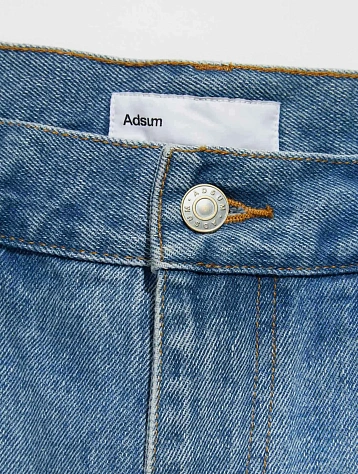 Джинсы Adsum Relaxed Fit OD Denim Bleached Washed Blue