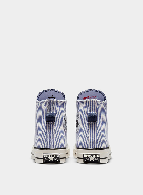Кеды Converse Chuck 70 Hickory Stripe Washed Indigo