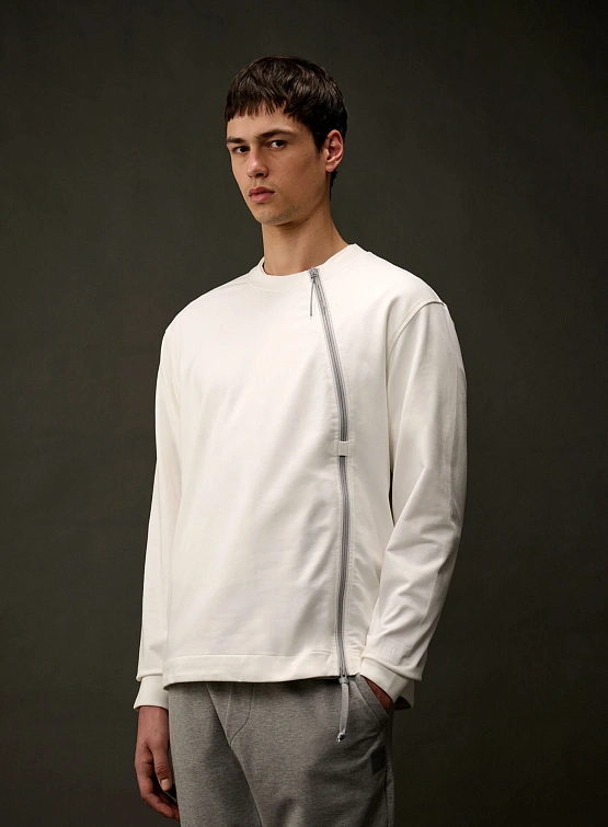 Свитшот C.P. Company The Metropolis Series Stretch Fleece Gauze White