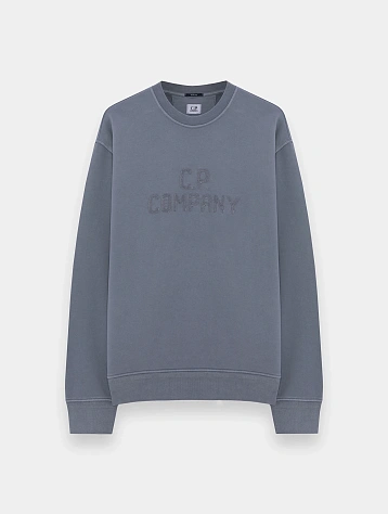 Свитшот C.P. Company Cotton Diagonal Fleece Stormy Weather