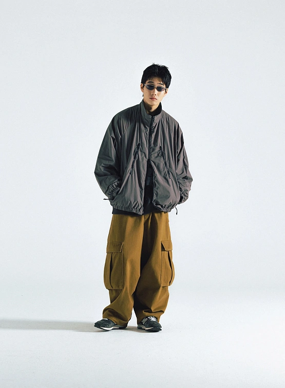 Двусторонняя флисовая куртка ANGLAN Reversible Hiker Charcoal/Grey