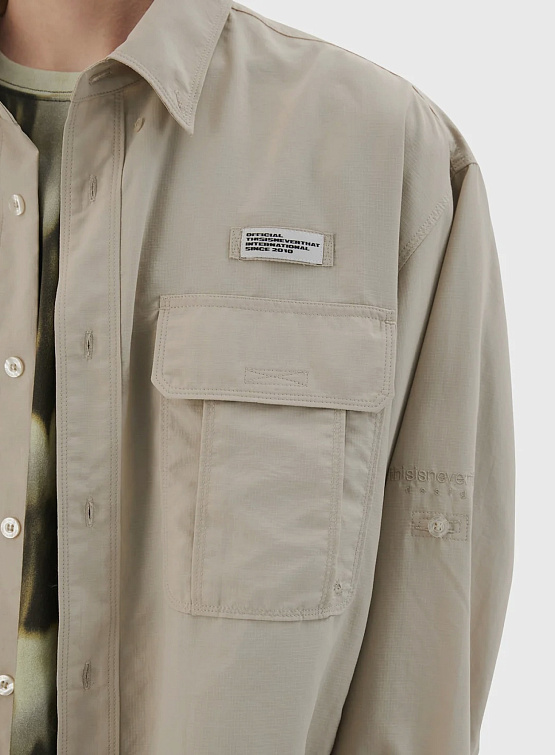 Рубашка thisisneverthat Fishing Shirt Khaki
