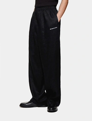 Брюки MKI MIYUKI ZOKU Linen Wide Leg Black