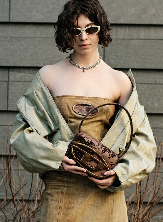 Очки Bonnie Clyde Skinny Dip Light Yellow & Olive Lens