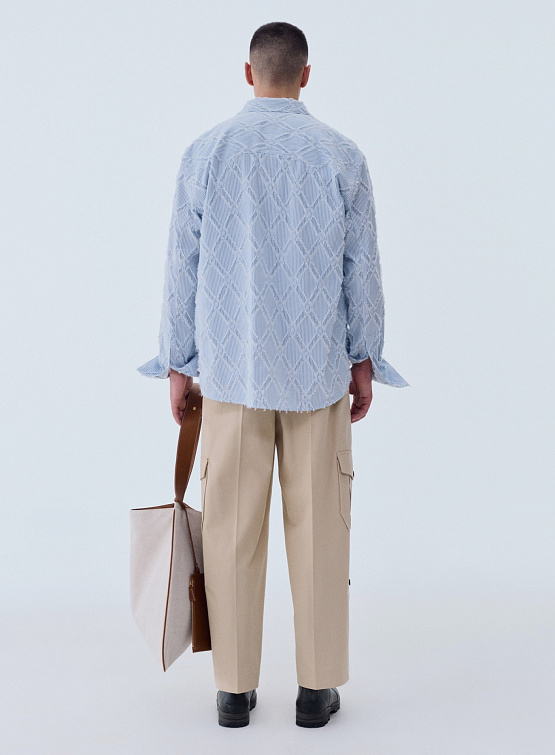 Брюки Recto Corte Roll Up Cargo Pants Light Beige