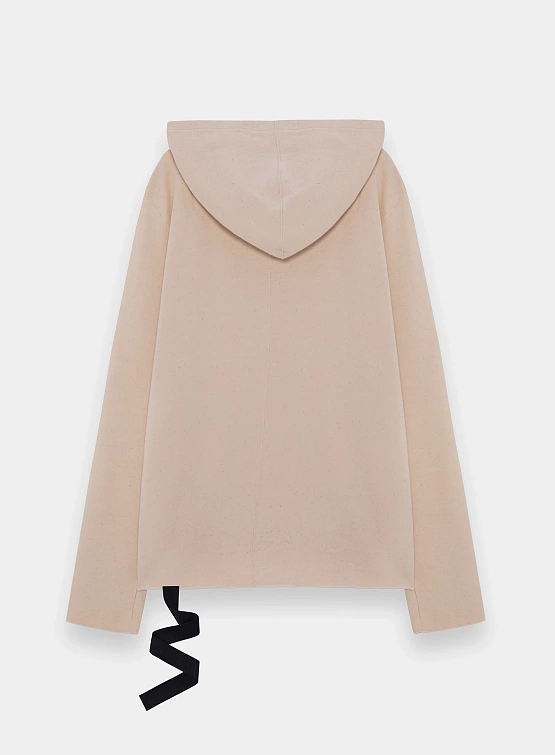 Худи RICK OWENS DRKSHDW Oversized Natural/Black