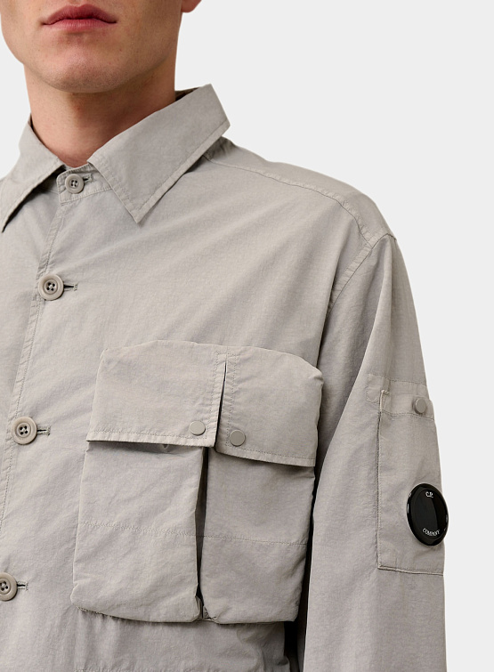Овершот C.P. Company Nylon Utility Overshirt Drizzle Grey