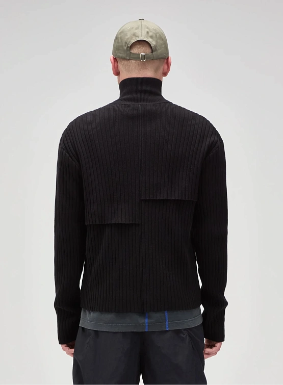 Кардиган A-COLD-WALL* Panel Knit Black
