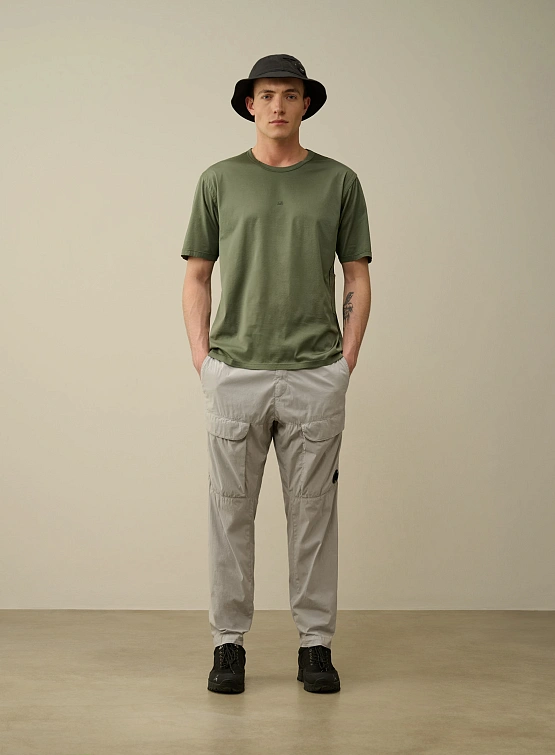 Брюки C.P. Company 50 Fili Stretch Loose Cargo Drizzle Grey