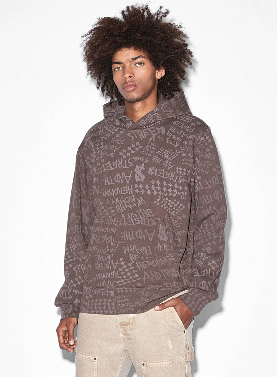 Худи Ksubi Heroism Kash Hoodie Java Brown