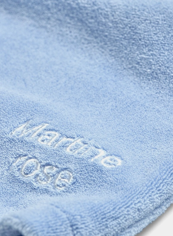 Шорты Martine Rose Logo Short Pale Blue