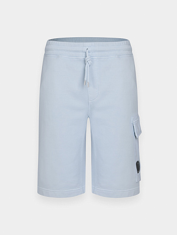 Шорты C.P. Company Diagonal Fleece Cargo Dyed Starlight