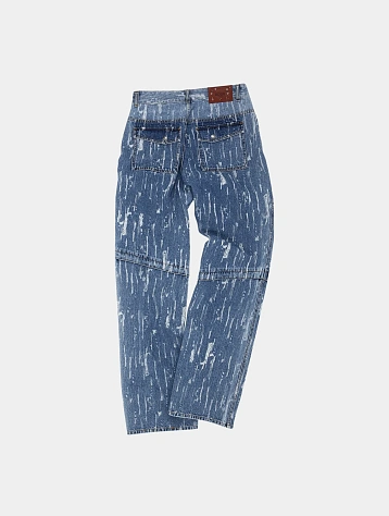 Джинсы Andersson Bell Layered Wide-Leg Jeans Blue