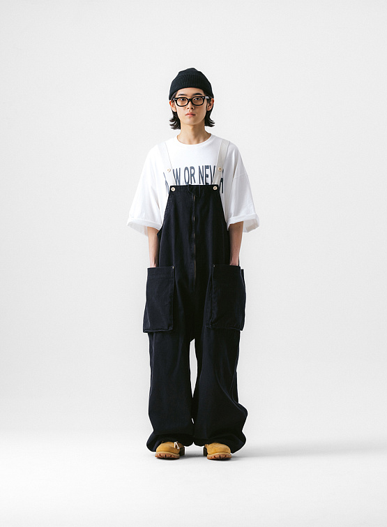 Комбинезон ANGLAN Side Pocket Twill Balloon Overall Black