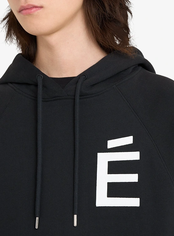 Худи Études Loose Hoodie Big É White Black