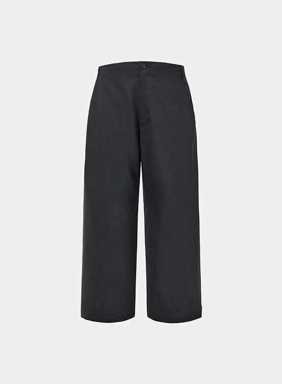 Брюки AMOMENTO Wool Wide Pants Black