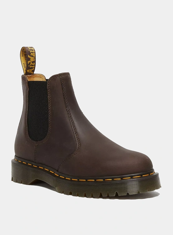 Челси Dr. Martens 2976 Bex Crazy Horse Dark Brown