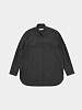 Женская рубашка AMOMENTO Oversized Shirt Charcoal