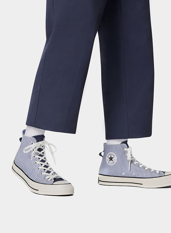 Кеды Converse Chuck 70 Hickory Stripe Washed Indigo