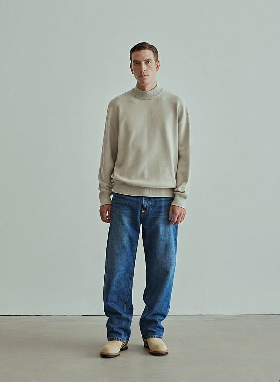 Джемпер Uniform Bridge Mock Neck Knit Beige