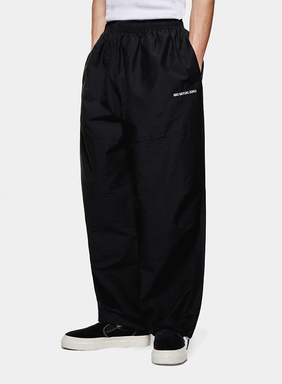 Брюки MKI MIYUKI ZOKU Washed Cotton Nylon Parachite Black