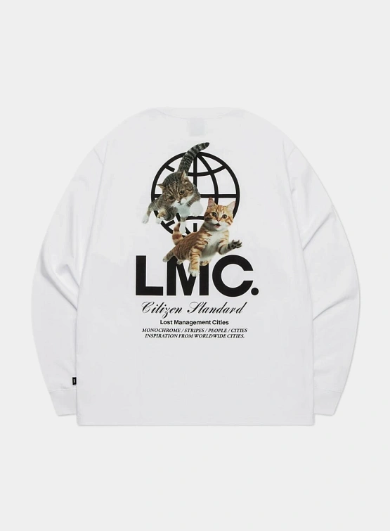 Лонгслив LMC Flying Cats Long Slv White