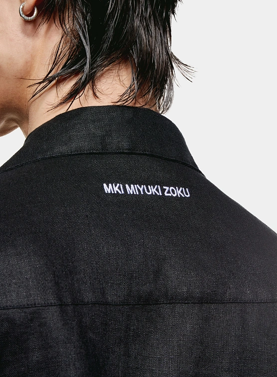 Рубашка MKI MIYUKI ZOKU Linen Box Dress Black