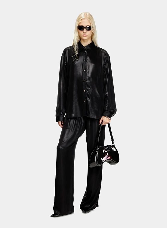 Женская рубашка Diesel S-Simply-C-Wn-Q1 Camicia Black