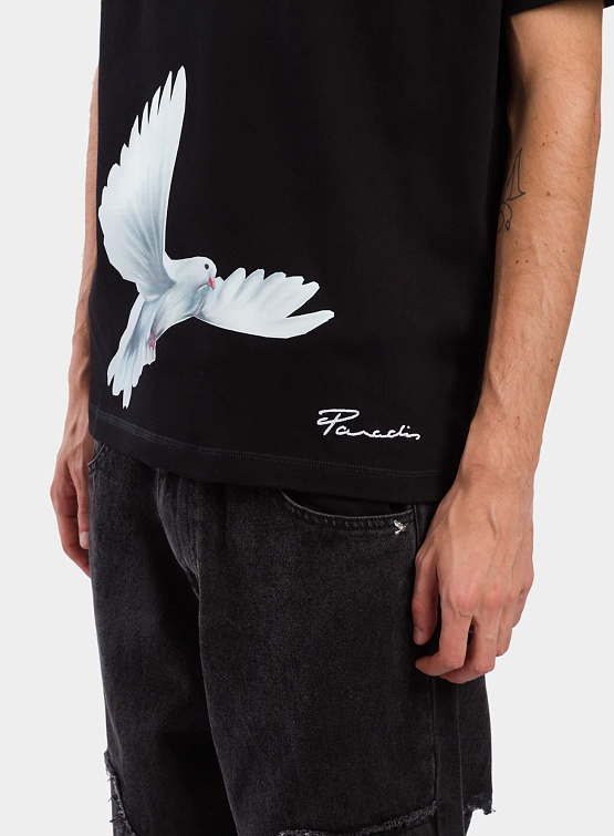 Футболка 3.PARADIS SS T-Shirt Freedom Doves Black