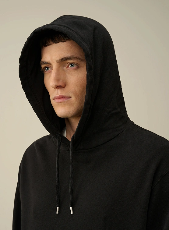 Худи C.P. Company Cotton Fleece Mixed Black