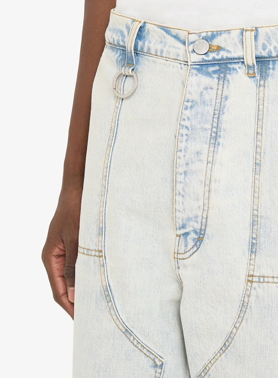 Шорты Études Loose Jeans Shorts Blue