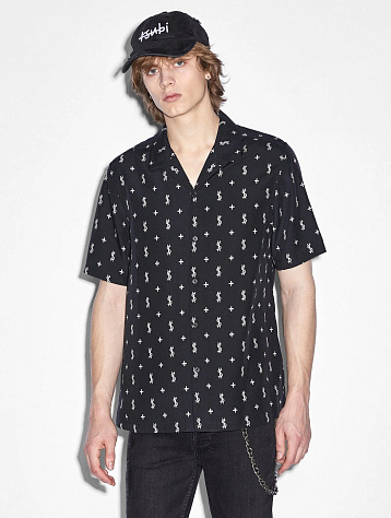 Рубашка Ksubi Allstar Resort Ss Shirt Black