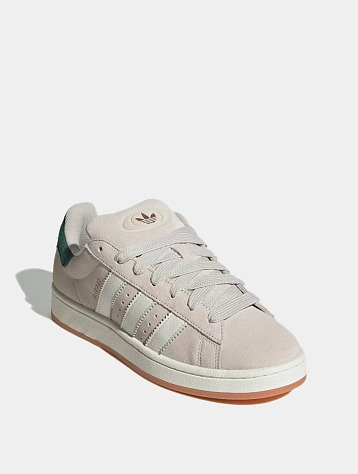 Женские кеды adidas Originals Campus 00S Off White/Collegiate Green