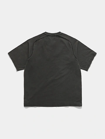 Футболка UNAFFECTED Pigment Dyed Charcoal