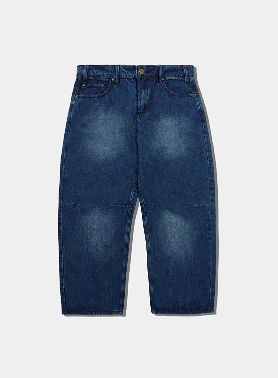 Джинсы Butter Goods Wide Cut Jeans Washed Slub Blue