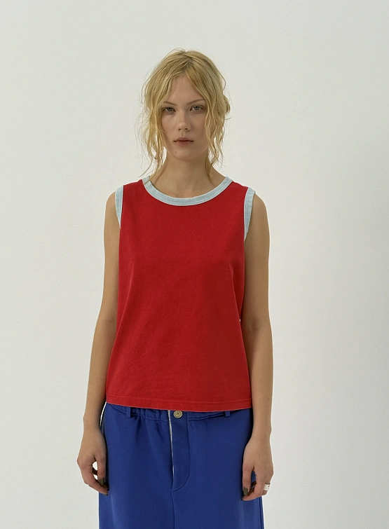 Майка Siniy Vsadnik Lollipop Tank Top Racingred/Blue