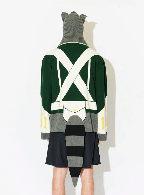 Свитер Charles Jeffrey Loverboy Animal Boo Green