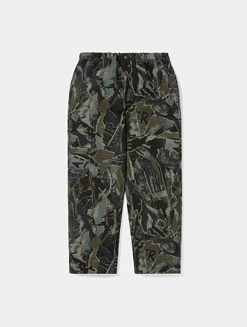 Брюки thisisneverthat Jacquard Loose Pant Black