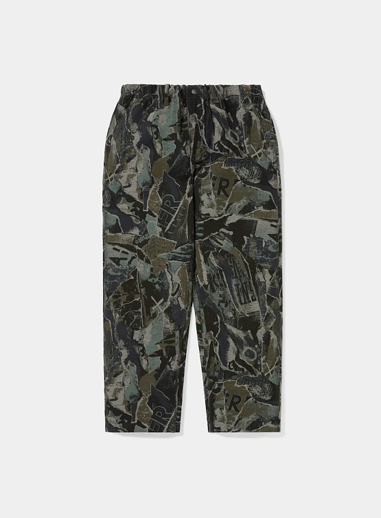 Брюки thisisneverthat Jacquard Loose Pant Black