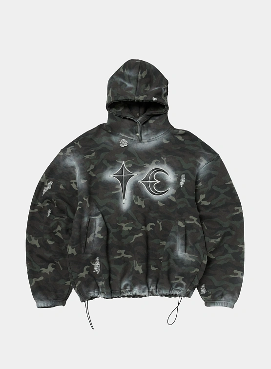 Худи Thug Club Sprayed Camoflage Rock Camo