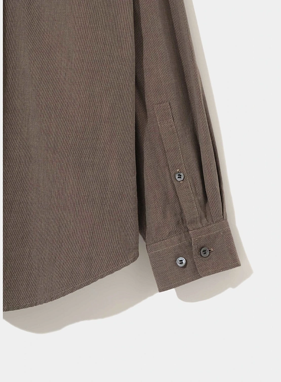 Рубашка UNDERCOVER Cotton Oxford Graphic Patch Brown