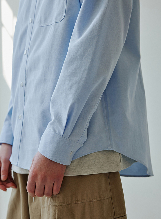 Рубашка FrizmWORKS Og Oxford Oversized Shirt Blue