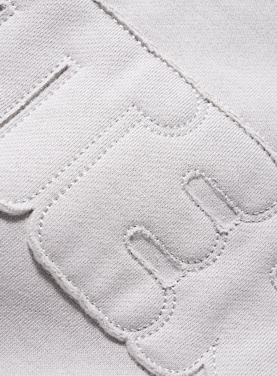 Свитшот Butter Goods  Fabric Applique Crewneck Cement