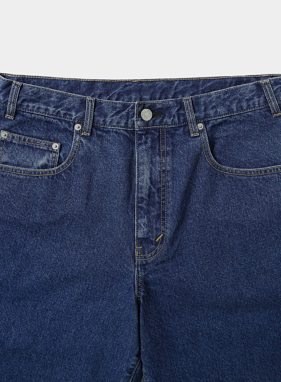 Шорты thisisneverthat Washed Denim Short Blue