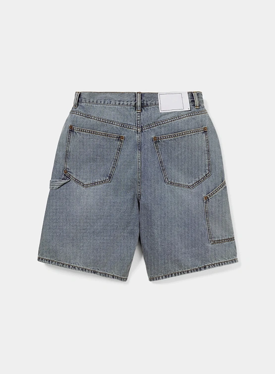 Шорты thisisneverthat Denim Carpenter Short Washed Blue