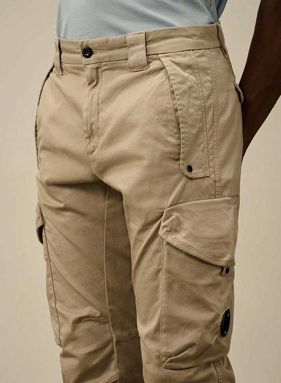 Брюки C.P. Company Stretch Sateen Utility Vintage Khaki