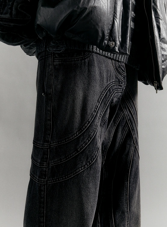 Джинсы NO/FAITH STUDIOS Wave Denim Black