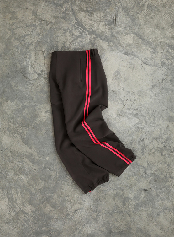 Женские брюки Open YY Side Taped Wide Brown