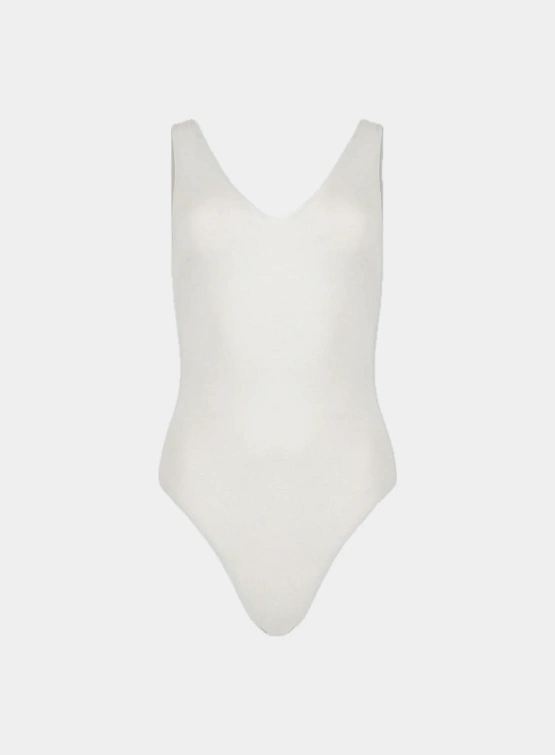 Женское боди entire studios V Bodysuit Neck Creamer
