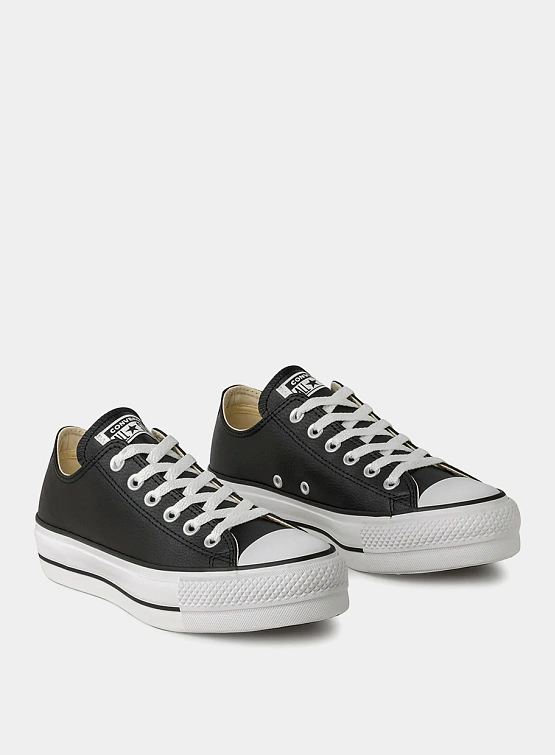 Кеды Converse Chuck Taylor Leather Low Black/White